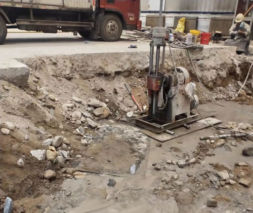 集宁公路下沉压浆